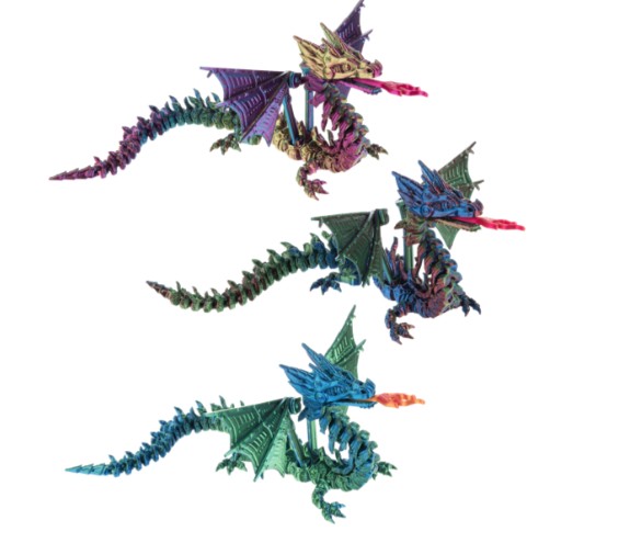 FIRE DRAGONS SHIMMER CREATURES