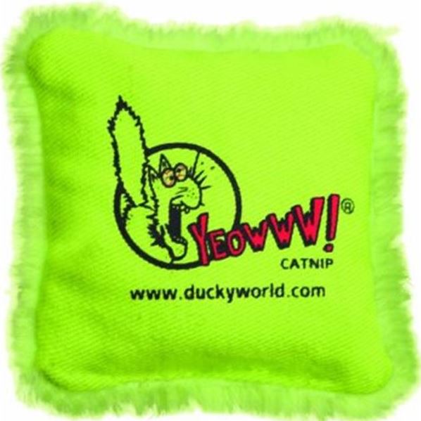 YEOWWW GREEN CATNIP PILLOW