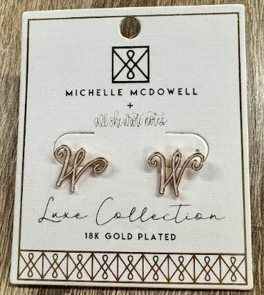 EARRINGS ASWN LUXE W