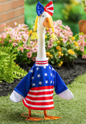 PORCH GOOSE OUTFIT PATRIOT DRESS