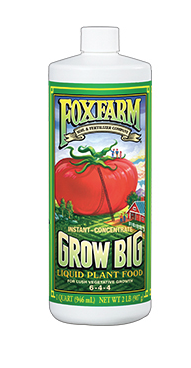 GROW BIG LIQUID PLANT FOOD 1QT