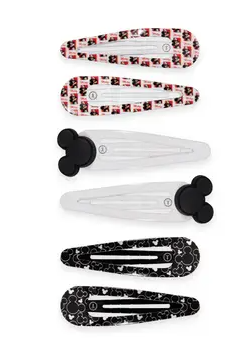 MICKEY MOUSE SNAP CLIP 6CT