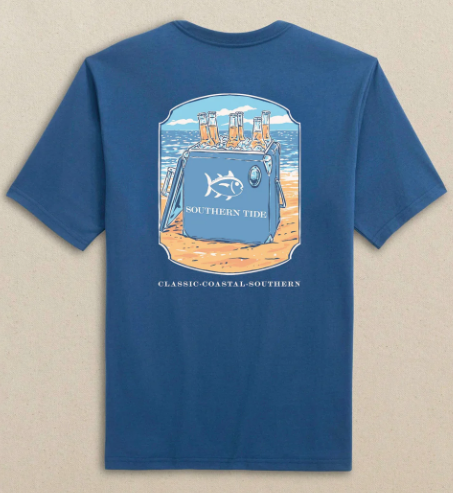 BLUE ST COOLER TEE