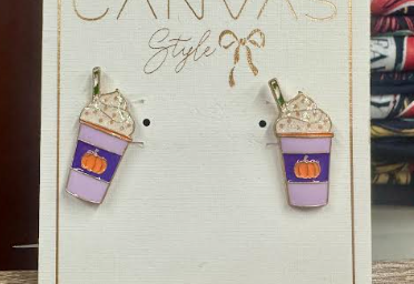 PSL ENAMEL STUD EARRINGS