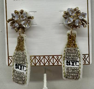 EARRINGS POPPIN BOTTLES