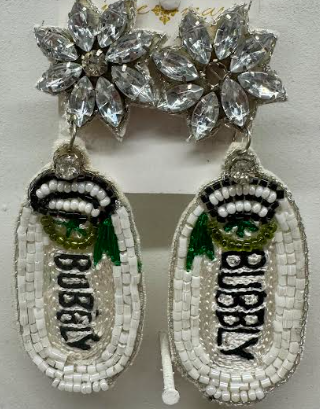 HARD SELTZER BEADED EARRING