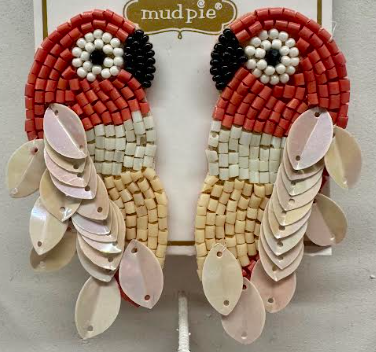 BIRD TROPICAL EARRINGS