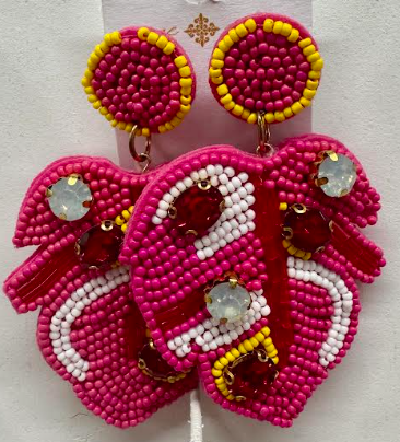 PINK, YELLOW & WHITE PALM EARR
