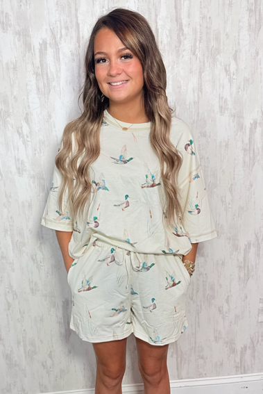 MALLARD DUCK SHORT SET