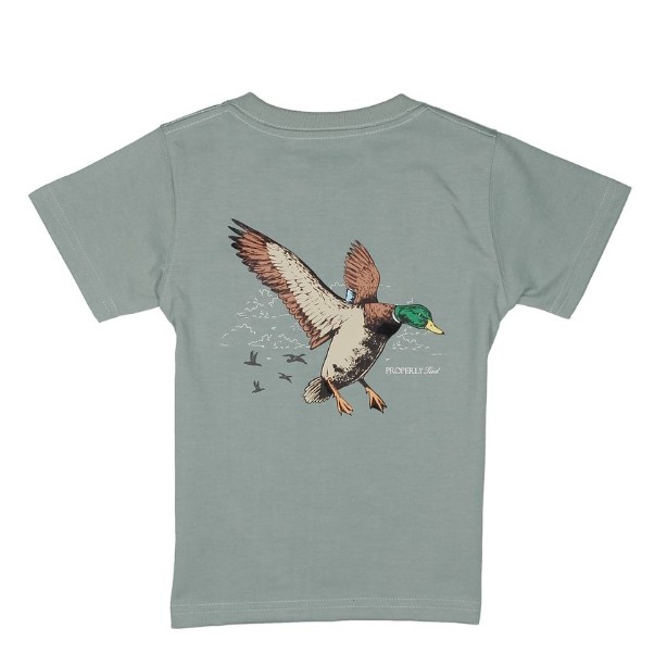 YTH FOG MALLARD FLIGHT TEE