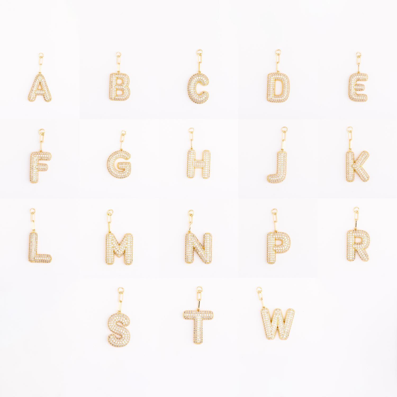 HEATHER INITIAL BAG CHARMS