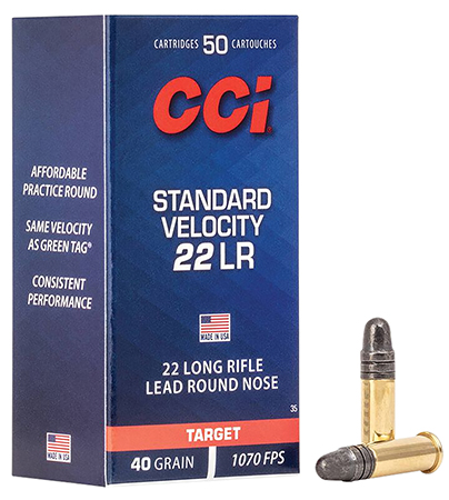 CCI 22LR LRN 40GR 50RNDS