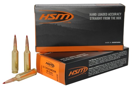 HSM 22 CREEDMOOR 88GR ELD MATCH