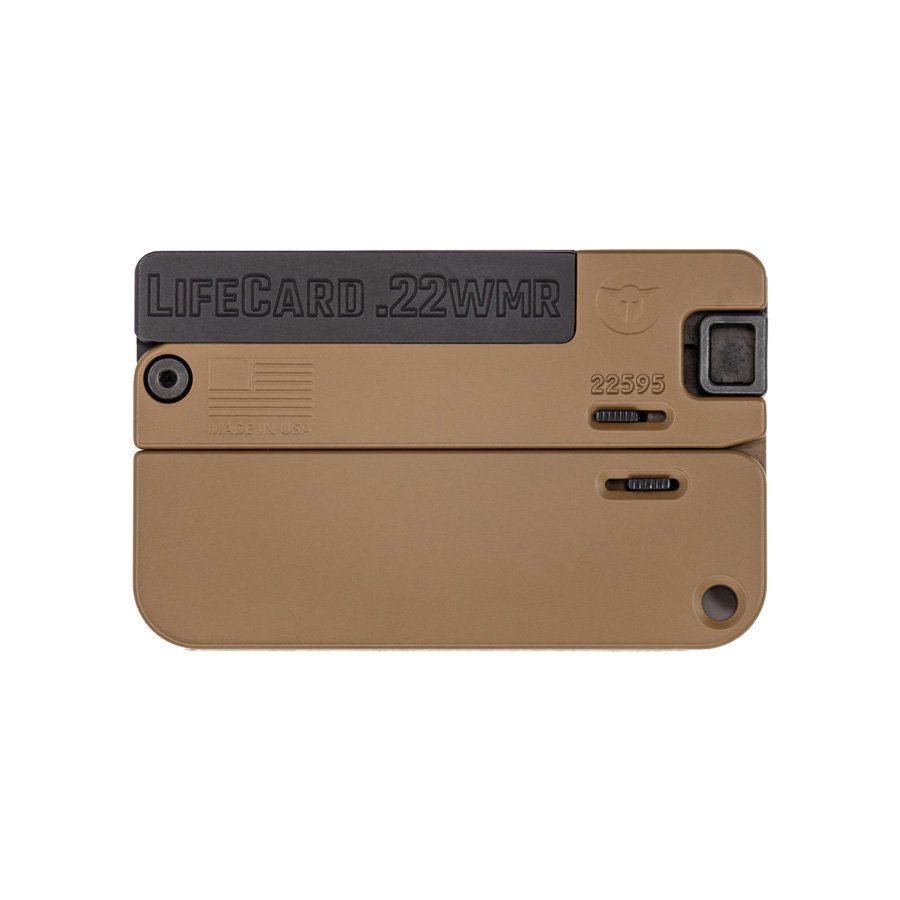 LIFECARD 22MAG BLK/BROWN
