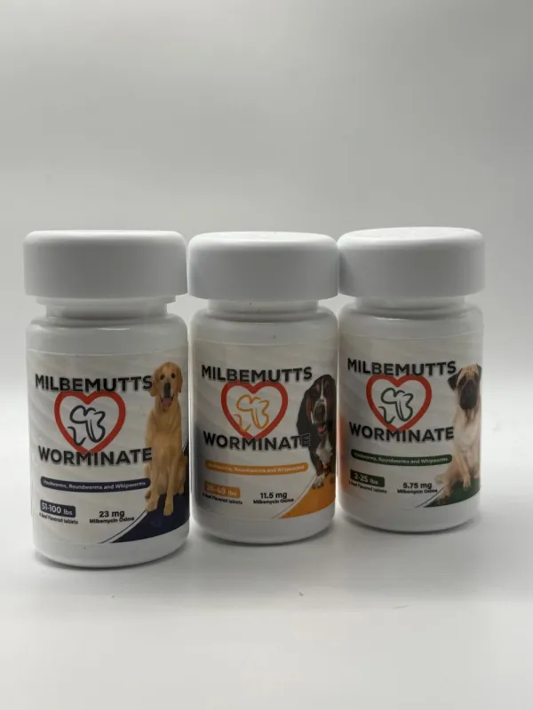 MILBEMUTTS DEWORMER 6CT 2-25LBS