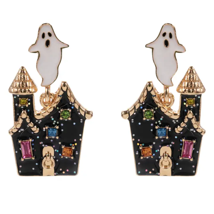 HAUNTED HOUSE EARRINGS