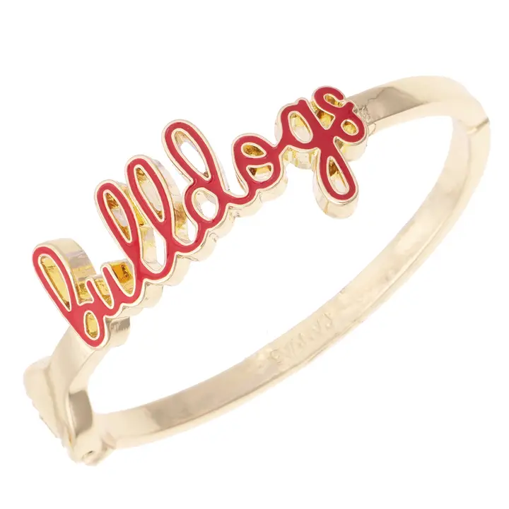 BULLDOGS CURSIVE BANGLE