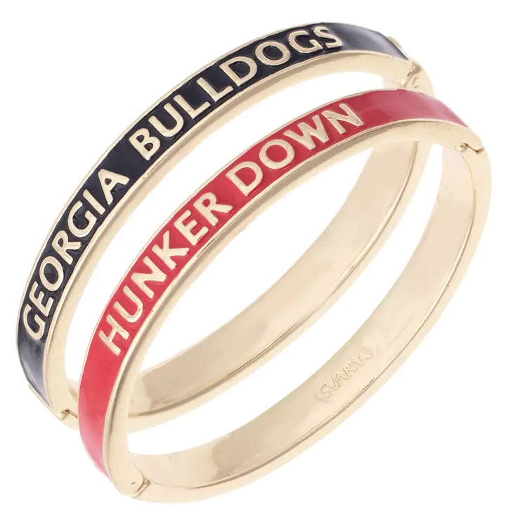BULLDOGS SKINNY HINGE BANGLE