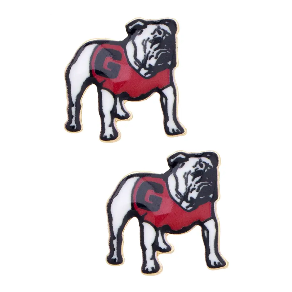 BULLDOGS ICON ENAMEL STUDS