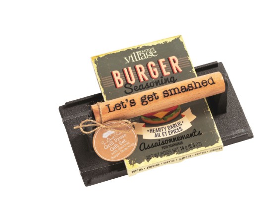 GRILL PRESS GIFT SET