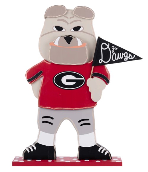 HAIRY DOG WOODEN MASCOT