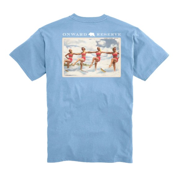 SKY VINTAGE SKI POSTCARD TEE