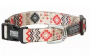 CRIMSON AZTEC SMALL DOG COLLAR