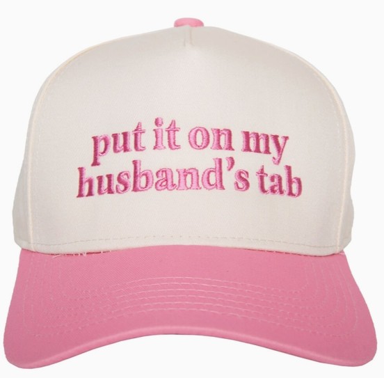 PINK HUSBANDS TAB HAT