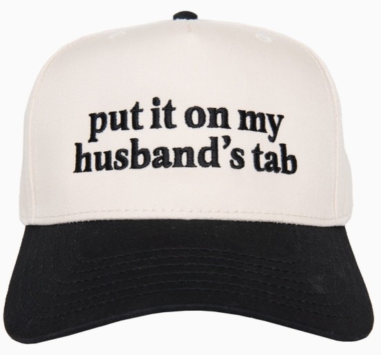 BLACK HUSBANDS TAB HAT