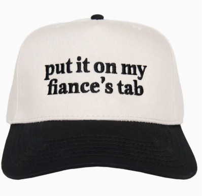 BLACK FIANCES TAB HAT
