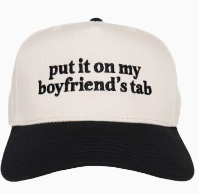 BLACK BOYFRIENDS TAB HAT