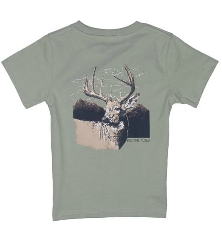 YTH BUCK SS SAGE TEE