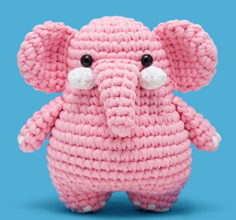 LULU THE ELEPHANT CROCHET KIT