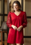 JORDAN RED SEQUIN DRESS
