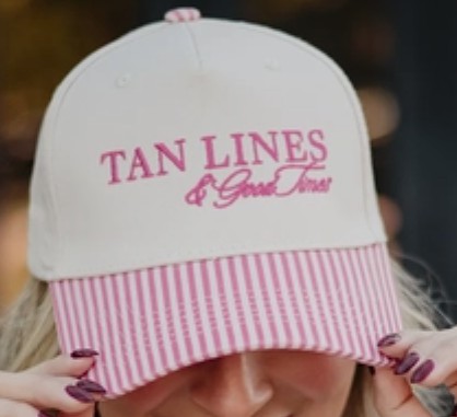 PINK STRIPE TAN LINES GOOD TIMES