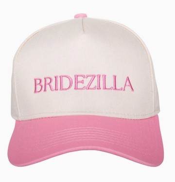 PINK BRIDEZILLA VINTAGE HAT
