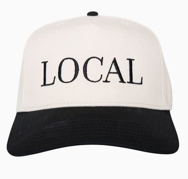 BLACK TAN LOCAL VINTAGE HAT
