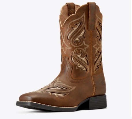 SASSY BRN ROUND UP BOOT