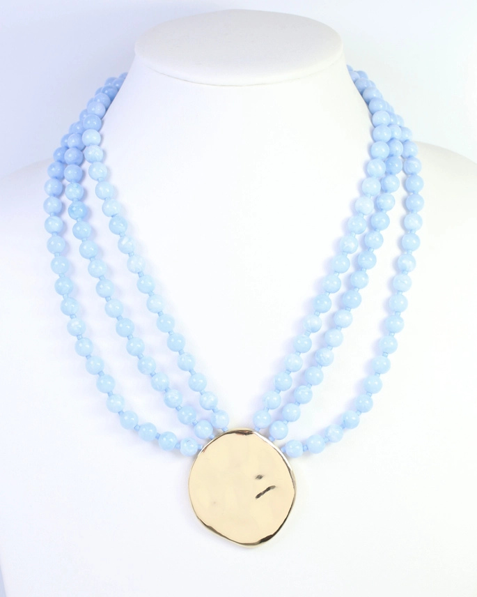 LAYERED BEAD NECKLACE