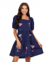 DELLA SPARKLE DRESS NAVY