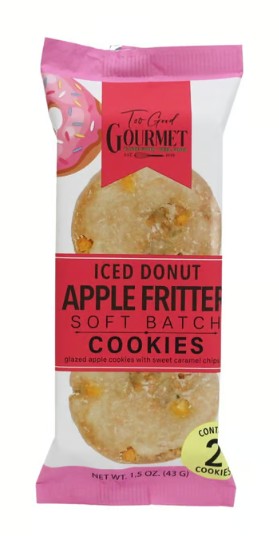 GRAB&GO 2PK APPLE FRITTER COOKIE