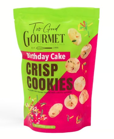 B-DAY CAKE CRISP COOKIES 8OZ