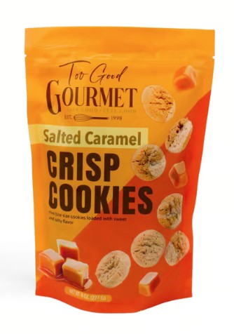 SALTED CARAMEL CRISP COOKIES 8OZ