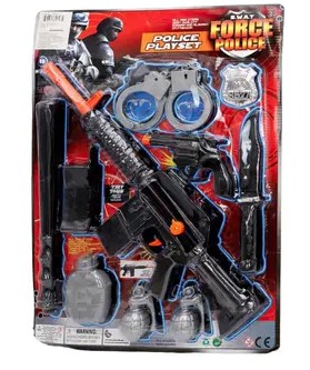 POLICE FORCE GEAR & TOOLS SET