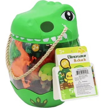 DINO FIGURES JAR PLAY SET