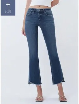 HR RAW HEM KICK FLARE JEAN