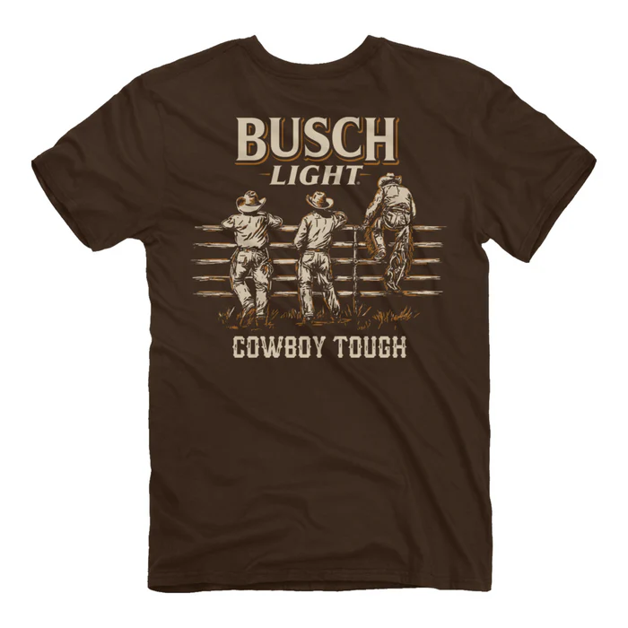 BRWN BUSCH COWBOY TOUGH TEE