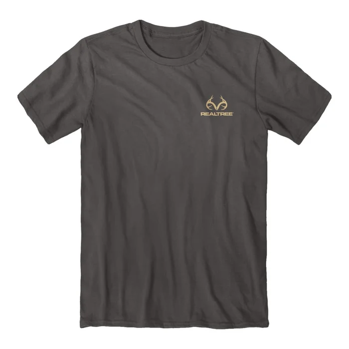 CHARCOAL RT BUCK TEE
