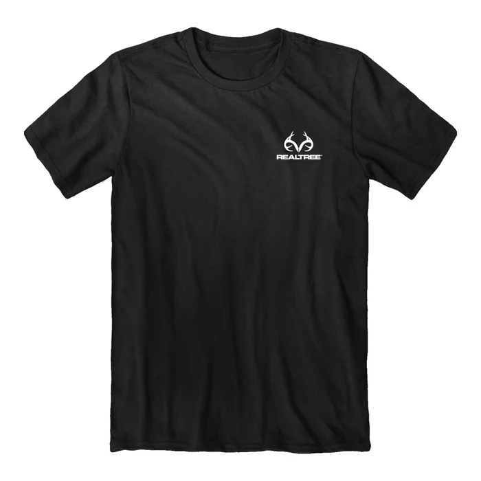 BLACK RT CAMO BUCK TEE