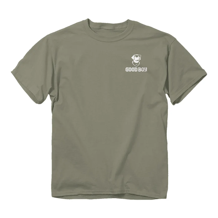 SAND GB DOG WILL HUNT TEE